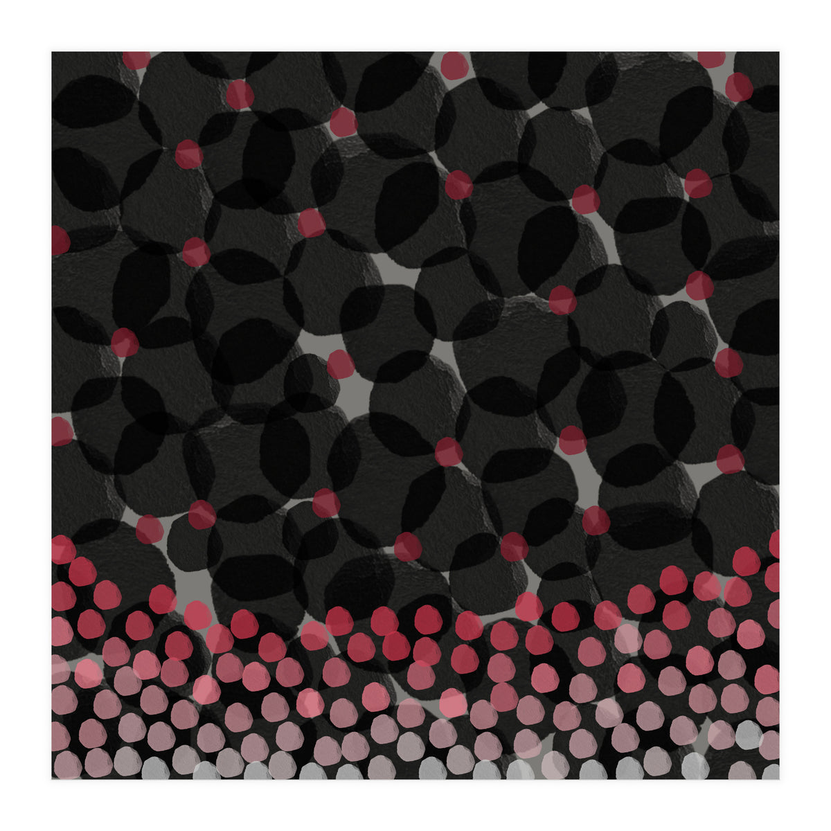 Dark Watercolor Florals (Print Only)