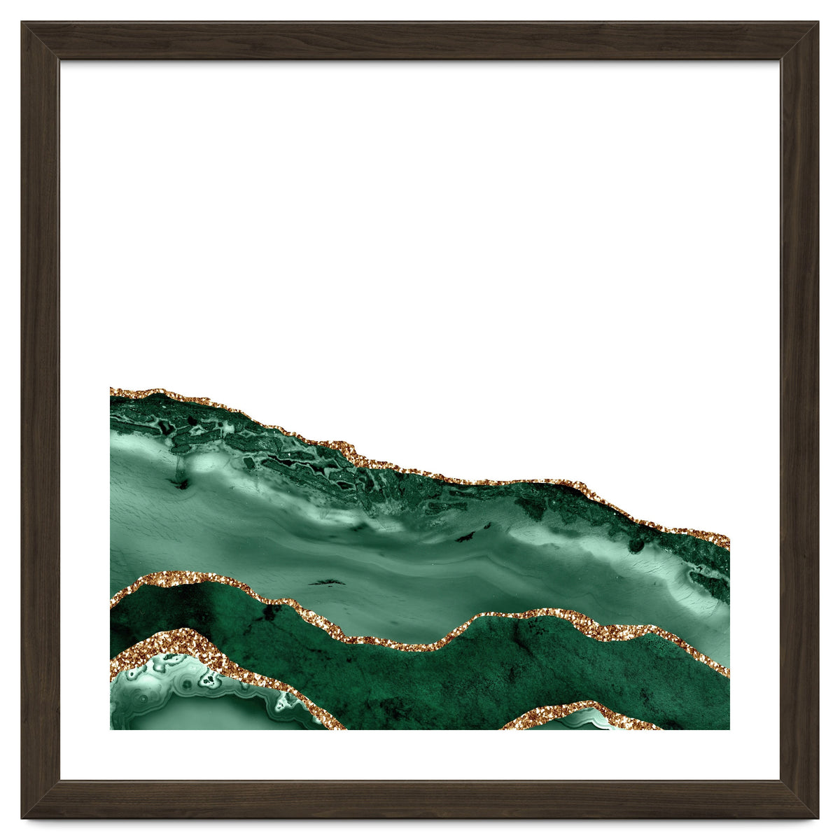 Emerald & Gold Agate Texture 08