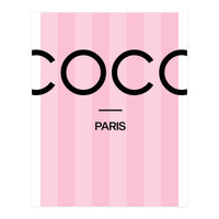 Paris Fashion Quote Art, Coco Chanel, Chic Decor (Print Only)