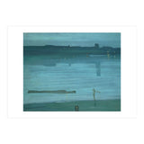 Nocturne, Blue and Silver: Chelsea, 1871 Canvas, 50,2 x 60,8 cm. (Print Only) thumbnail