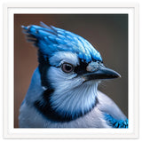 Close Up Portrait Of A Blue Jay Bird thumbnail