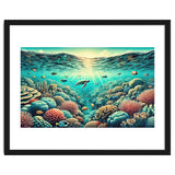 Vintage Australia, Great Barrier Reef Poster thumbnail