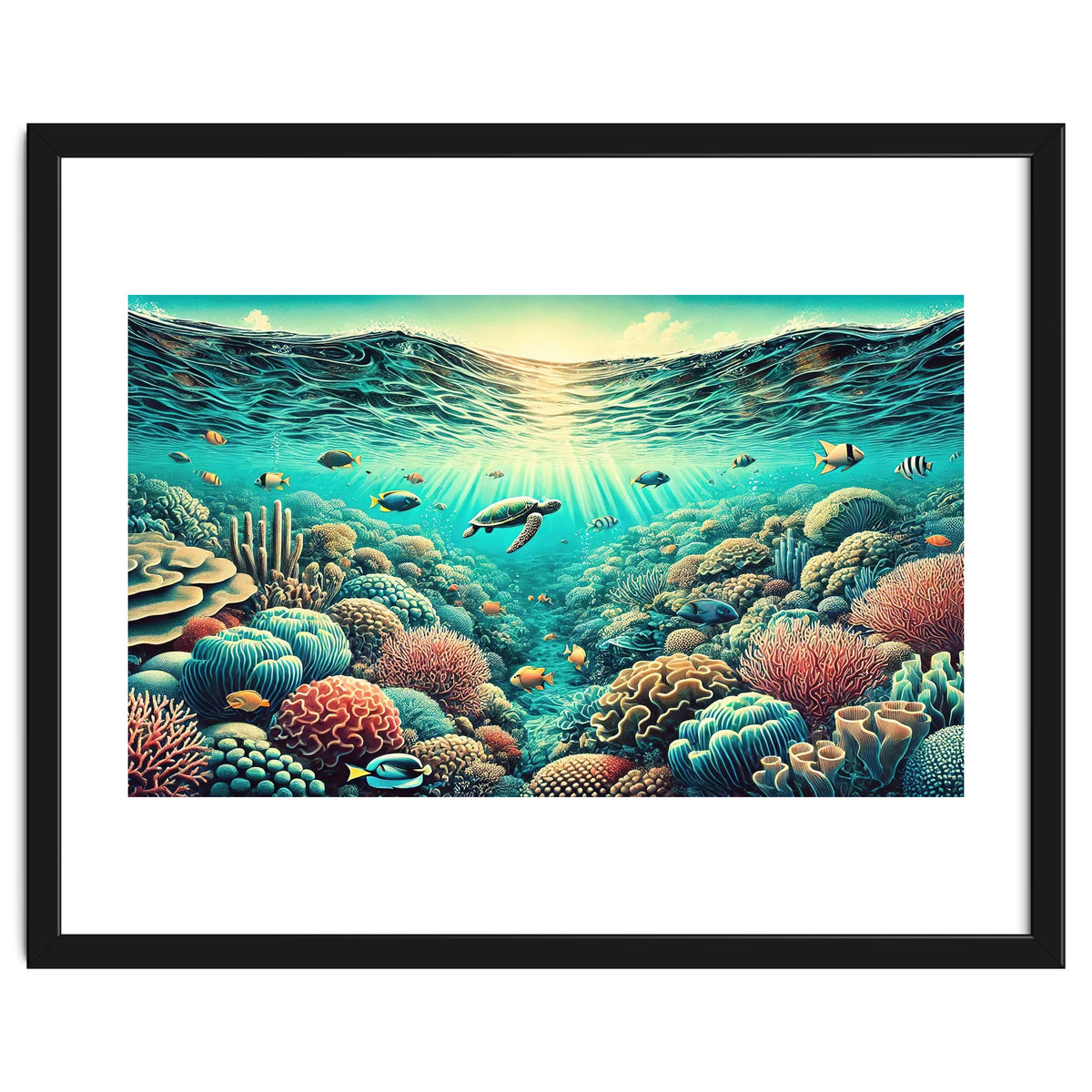 Vintage Australia, Great Barrier Reef Poster