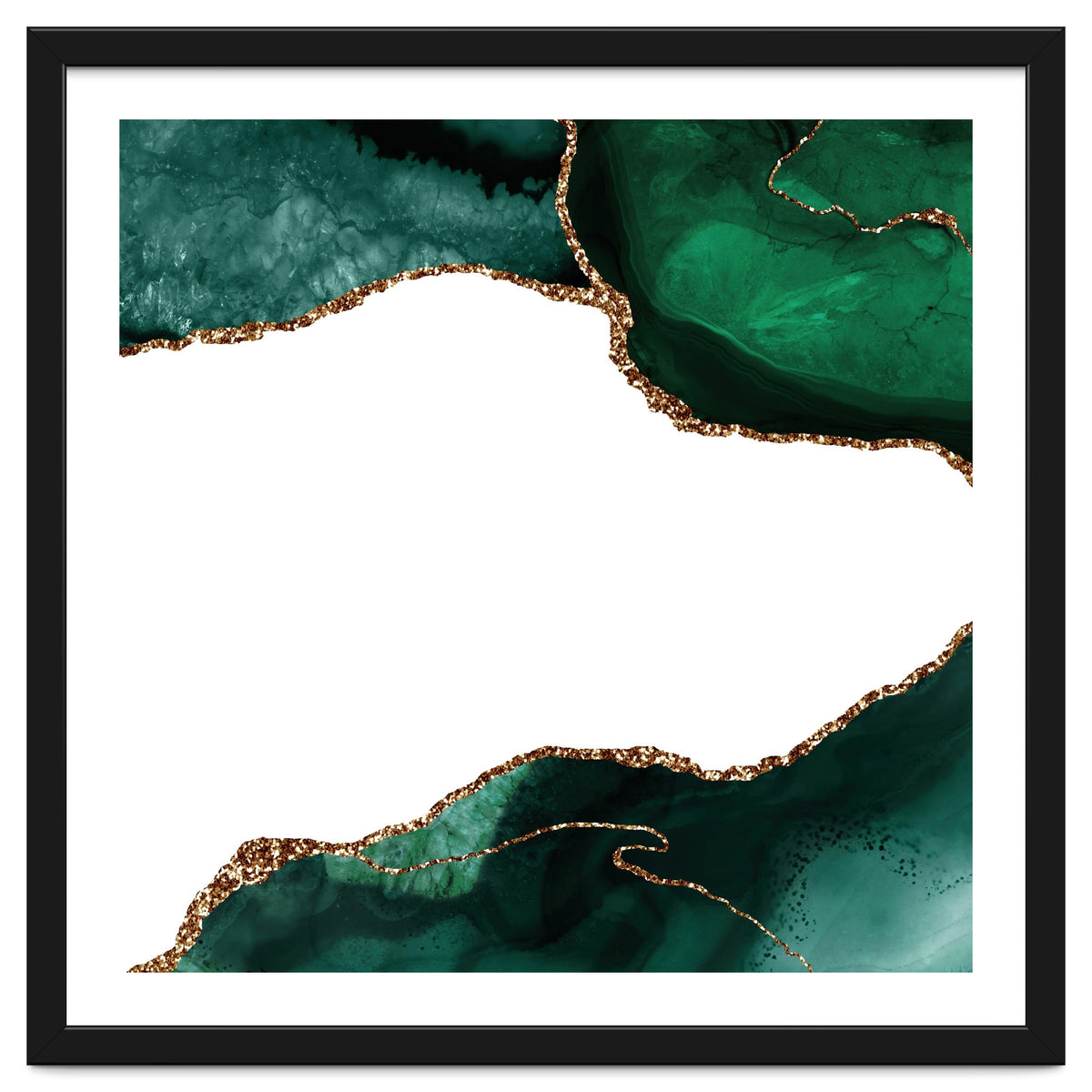 Emerald & Gold Agate Texture 11