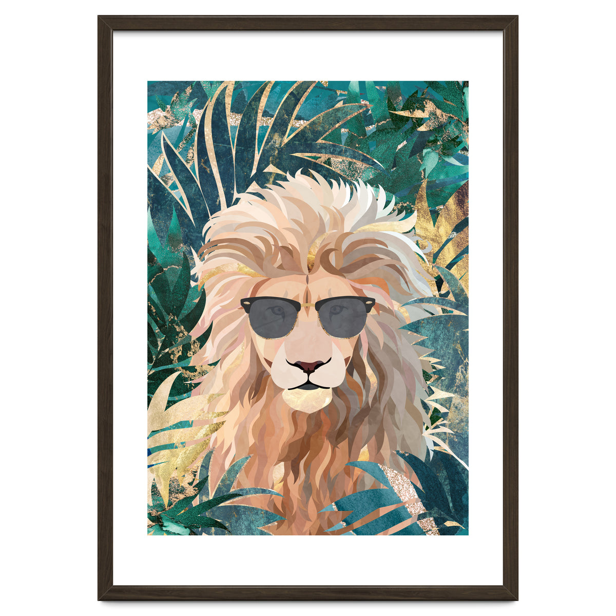 Lion Jungle wearing sunglasses