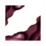 Burgundy & Gold Agate Texture 22  (Print Only) thumbnail