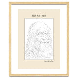 Self Portrait – Leonardo Da Vinci (ascii Art) thumbnail