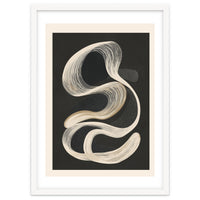 Monochrome Flow Abstract Line Movement