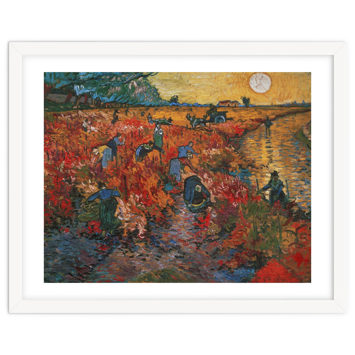 The red Vineyard at Arles,1888. Canvas,73 x 91 cm.