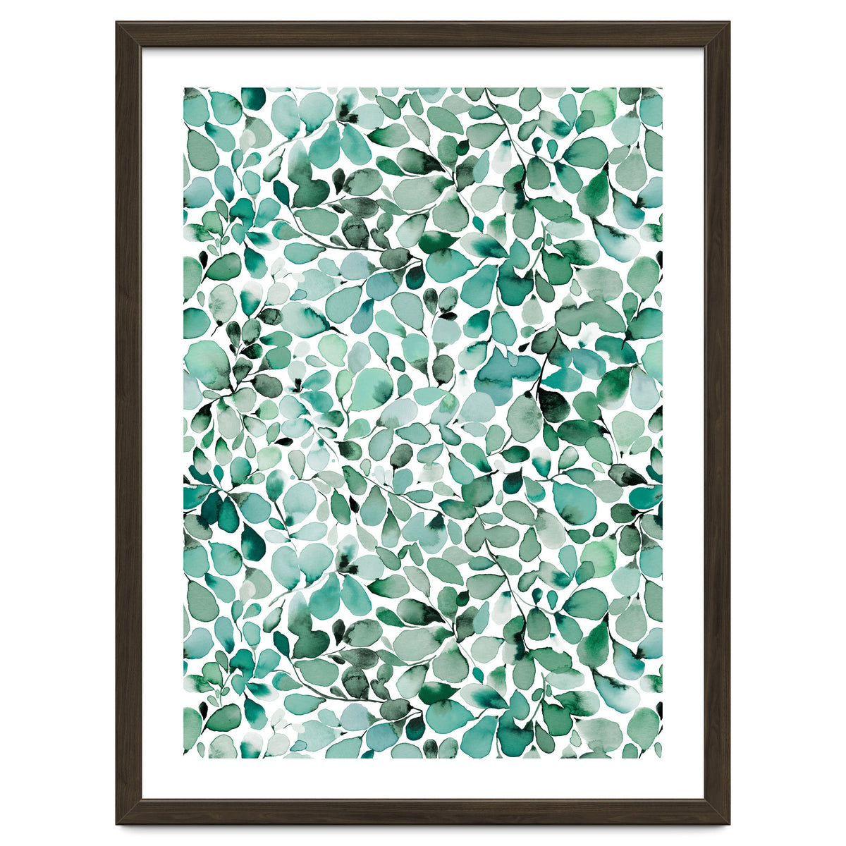 Leaffy Eucalyptus Botanical Leaves Green