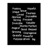 Positive affirmations (Print Only) thumbnail
