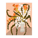Floral Contemporary Still Life Peach Fuzz (Print Only) thumbnail