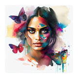 Butterfly Bloom Hindu Portrait (Print Only) thumbnail