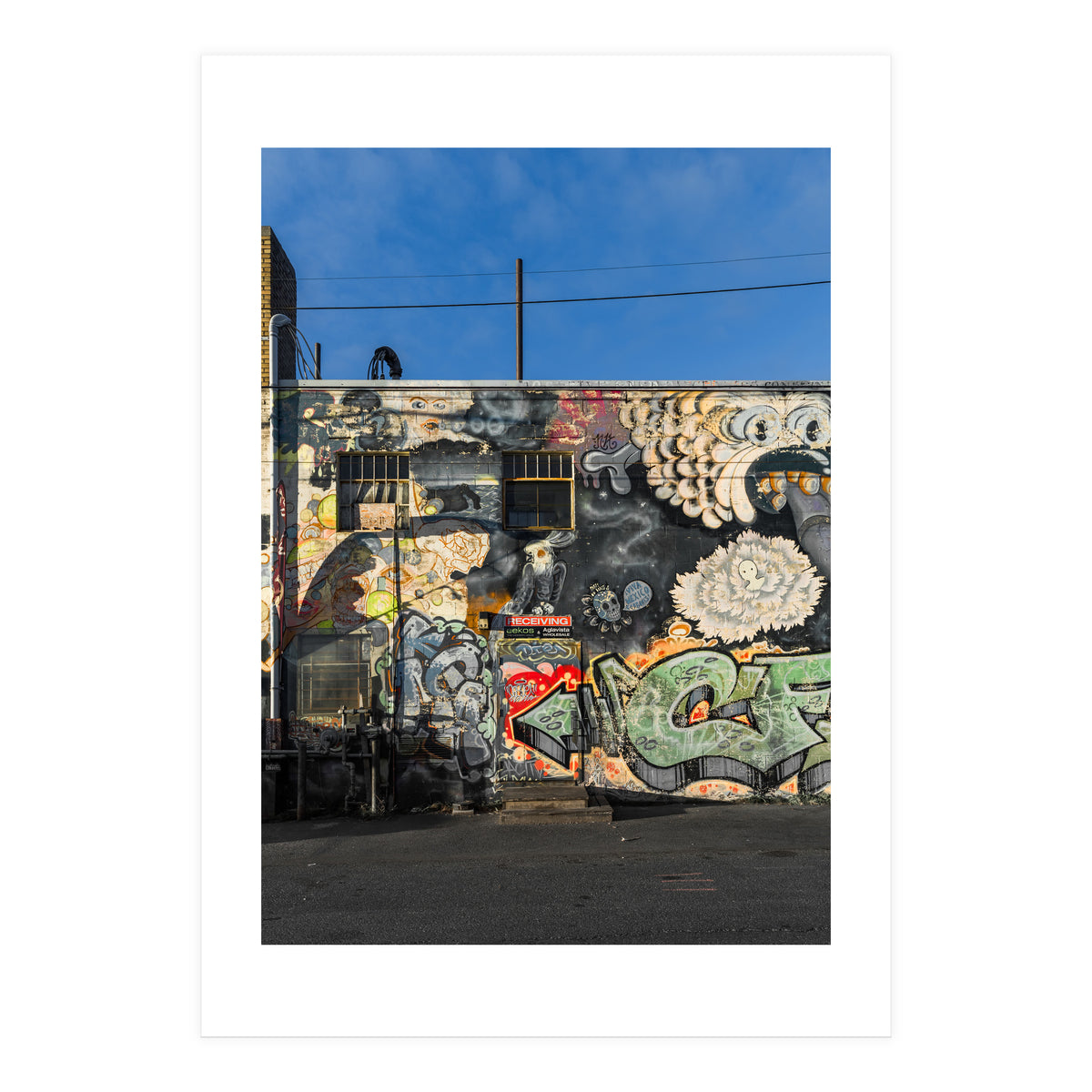 Cooke St Thunder Bay Graffiti Color Version No 2 (Print Only)