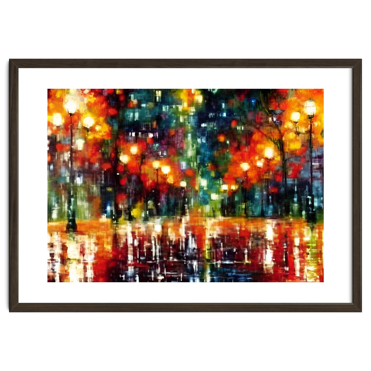 Abstract Contemporary Rainy