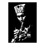 Don Cherry Trumpeter Jazz Music Legend in Grayscale (Print Only) thumbnail