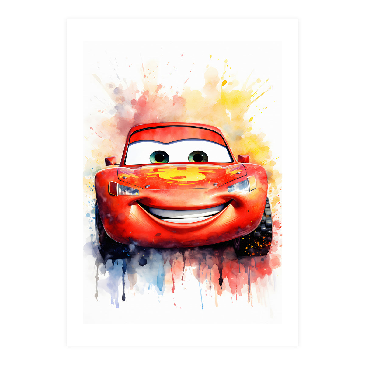 Car Mcqueen (Print Only)