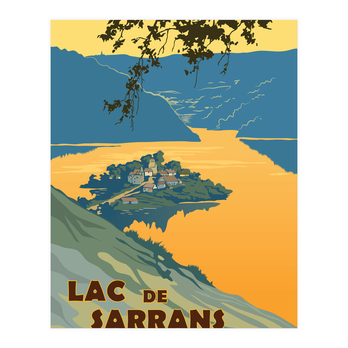 Lac De Sarrans (Print Only)