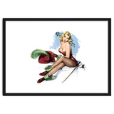 Pinup Sexy Girl Posing In Zorro Costume thumbnail