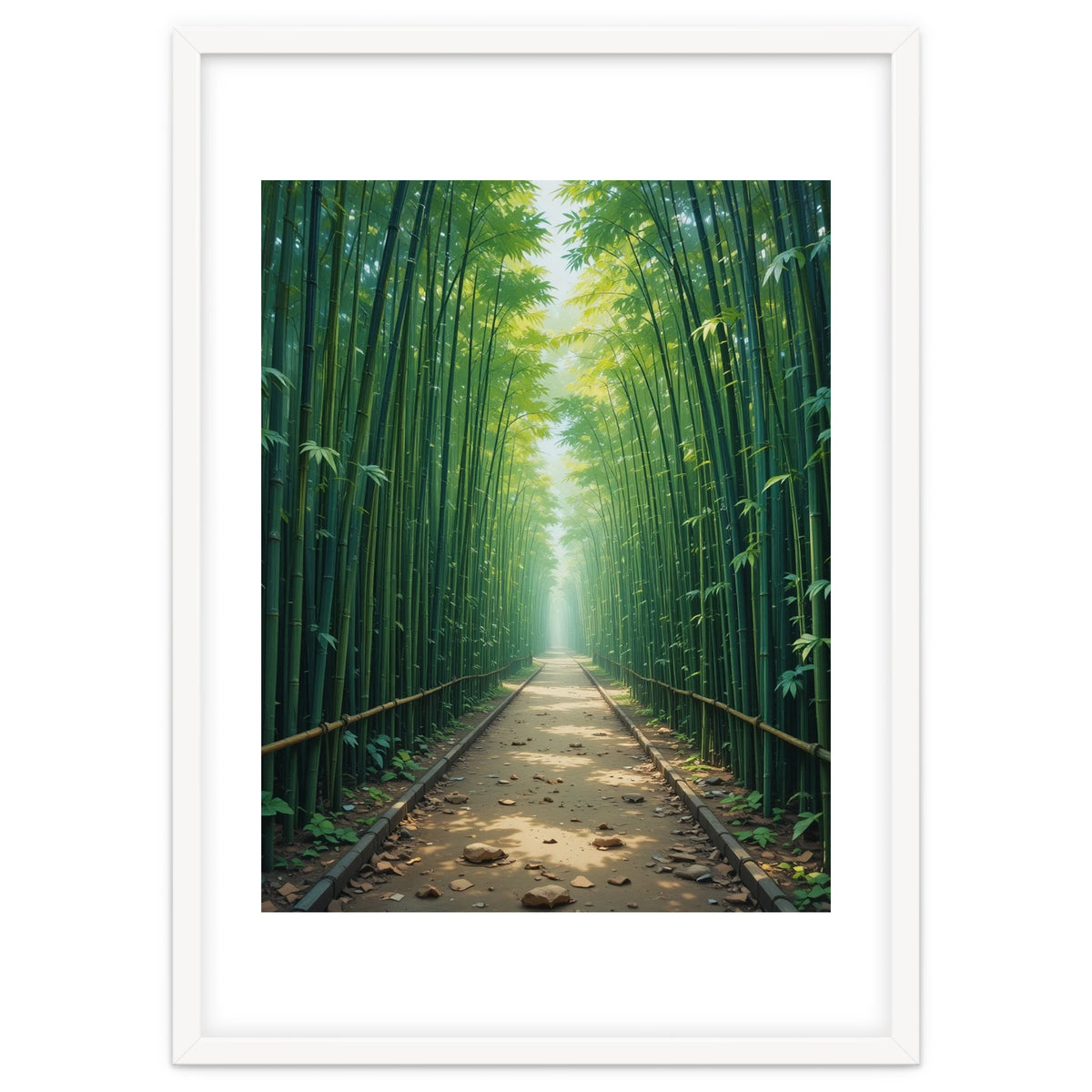 The Emerald Path: A Sun-Drenched Journey
