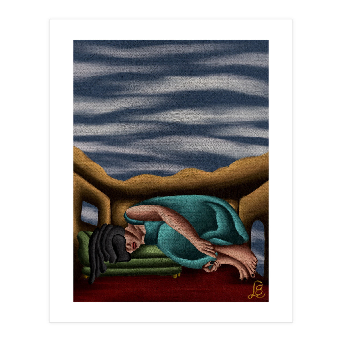 "Still Big, Still Heavy" (oil painting version) (Print Only)