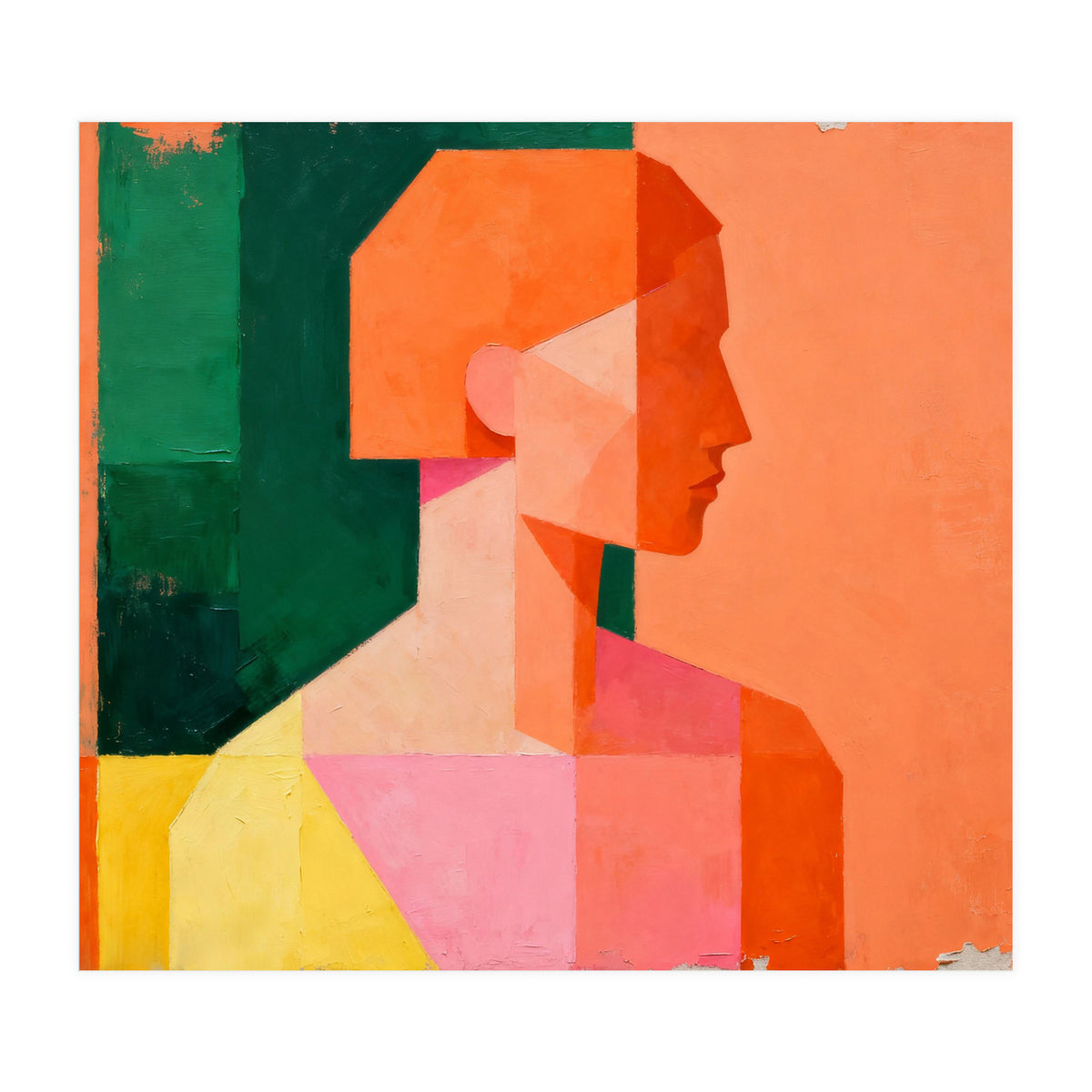 Geometric People 01 (Print Only)