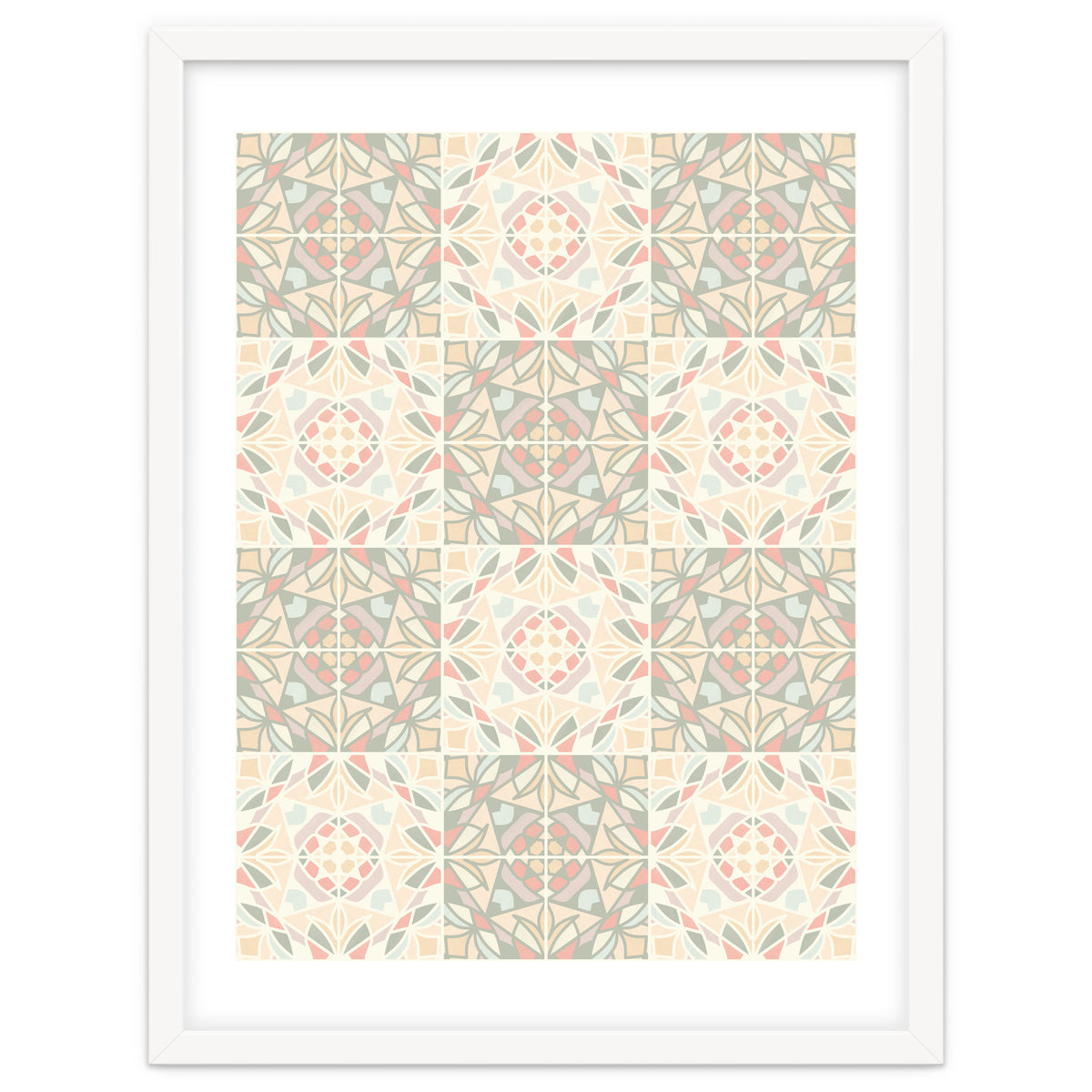 Kaleido Glass Pastels Tiles