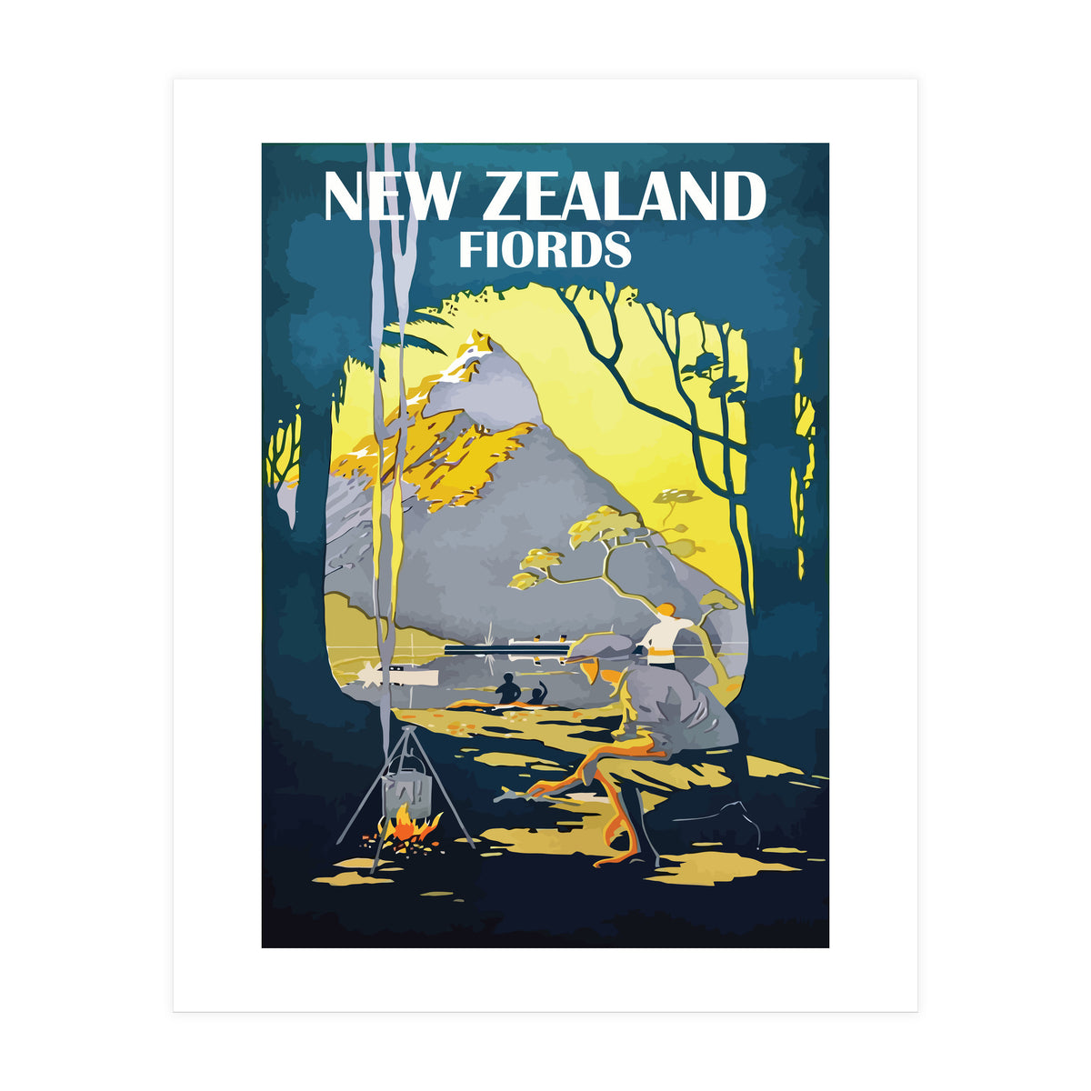 New Zealand Fiords (Print Only)