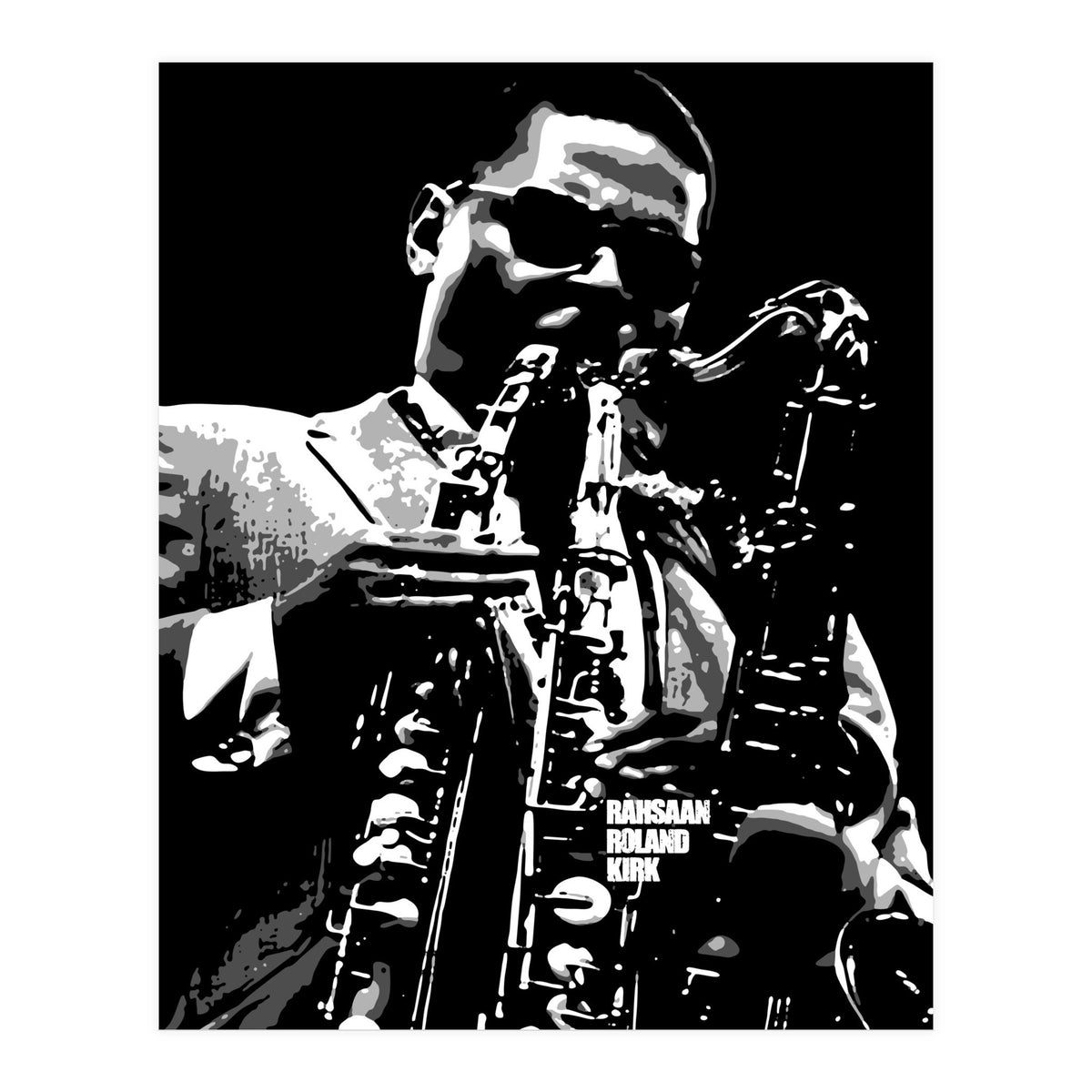 Rahsaan Roland Kirk Jazz Music Legend 3 (Print Only)