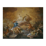Corrado Giaquinto / 'La Santísima Trinidad, la Virgen y santos', 1755-1756, Italian School. (Print Only) thumbnail