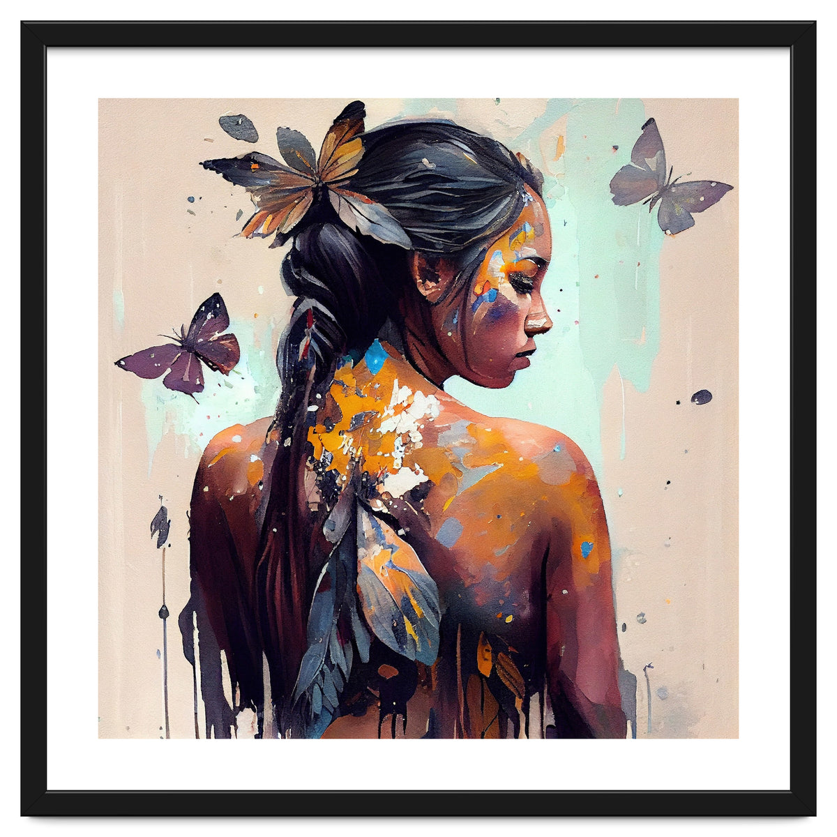 Powerful Butterfly Woman Body #2