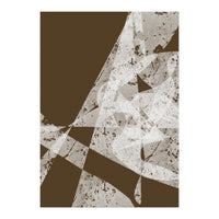 Abstract White Scratch (Print Only)