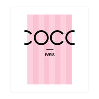 Paris Fashion Quote Art, Coco Chanel, Chic Decor (Print Only)