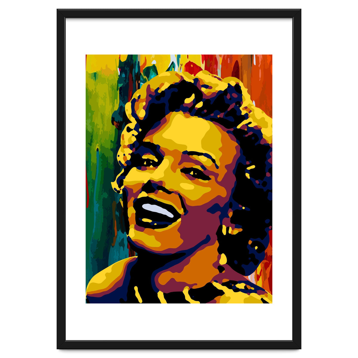 Marilyn Monroe Colorful abstract 2