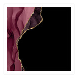 Burgundy & Gold Agate Texture 09 (Print Only) thumbnail