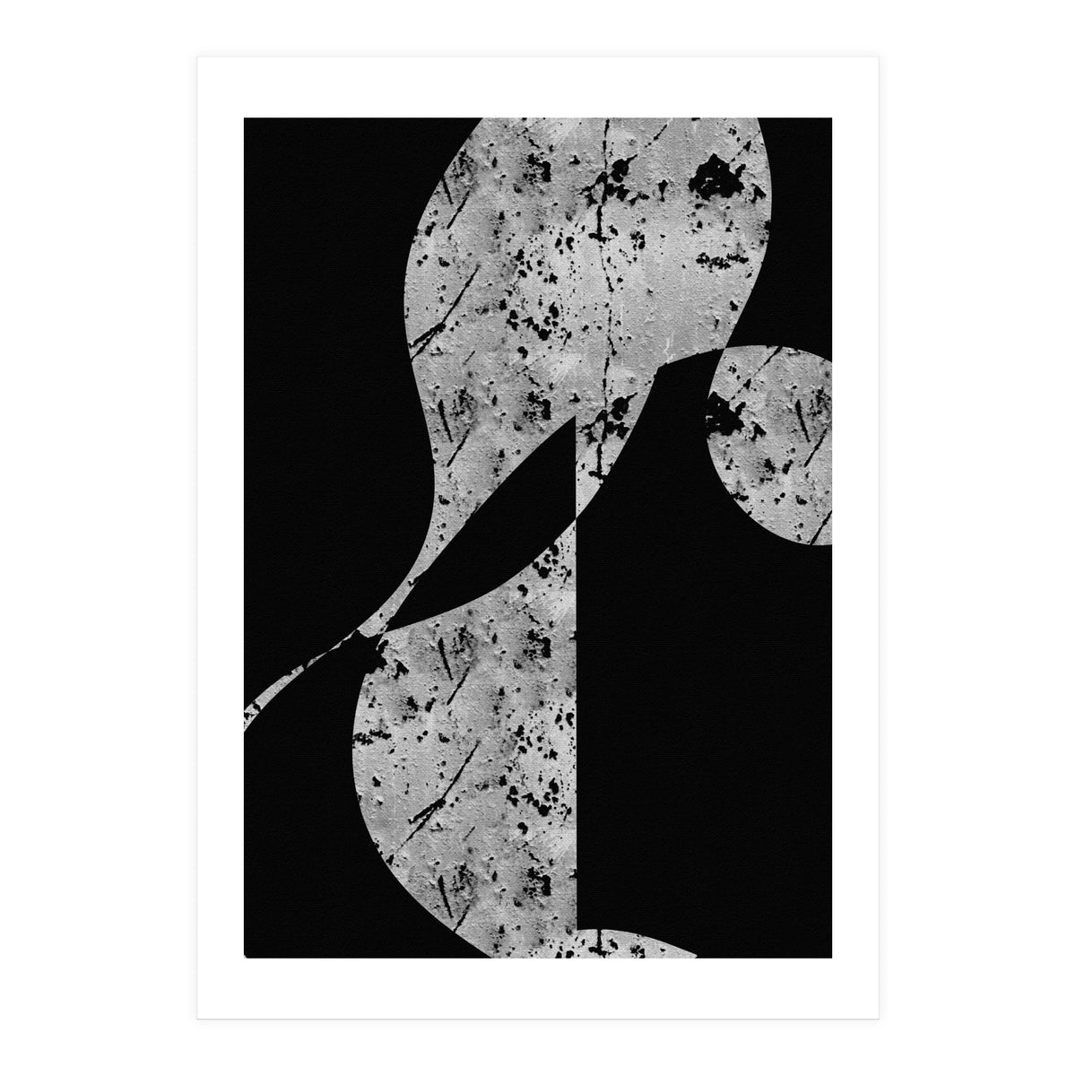 Black and White Abstract (Print Only)