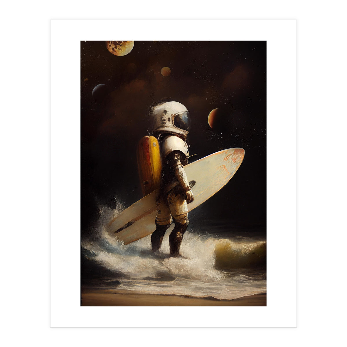 My Space Surfing Day (Print Only)