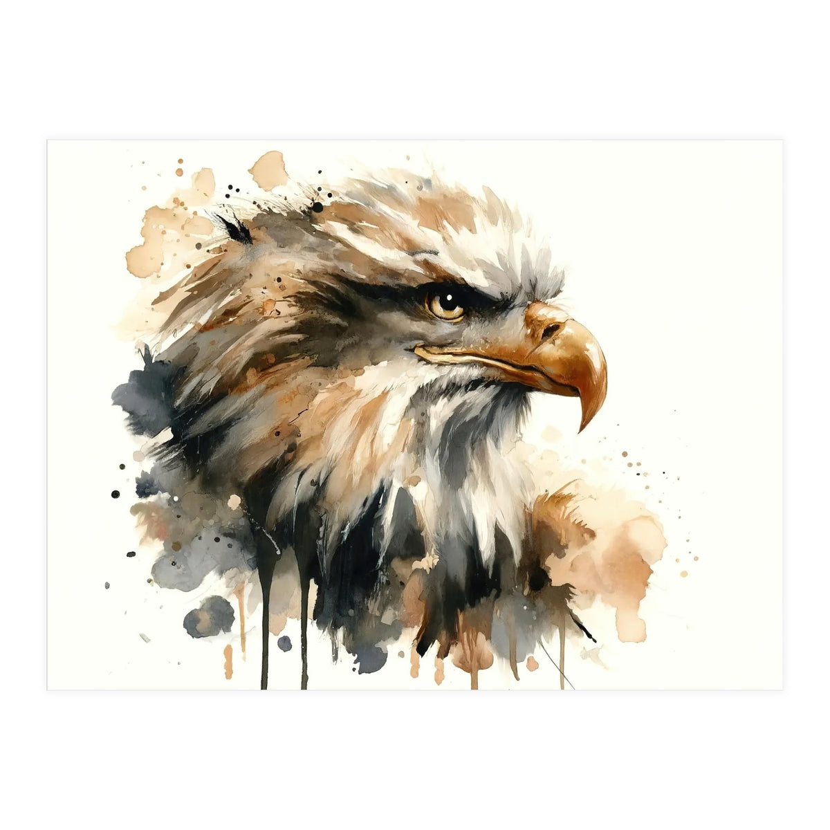 Majestic Eagle Side Profile (Print Only)