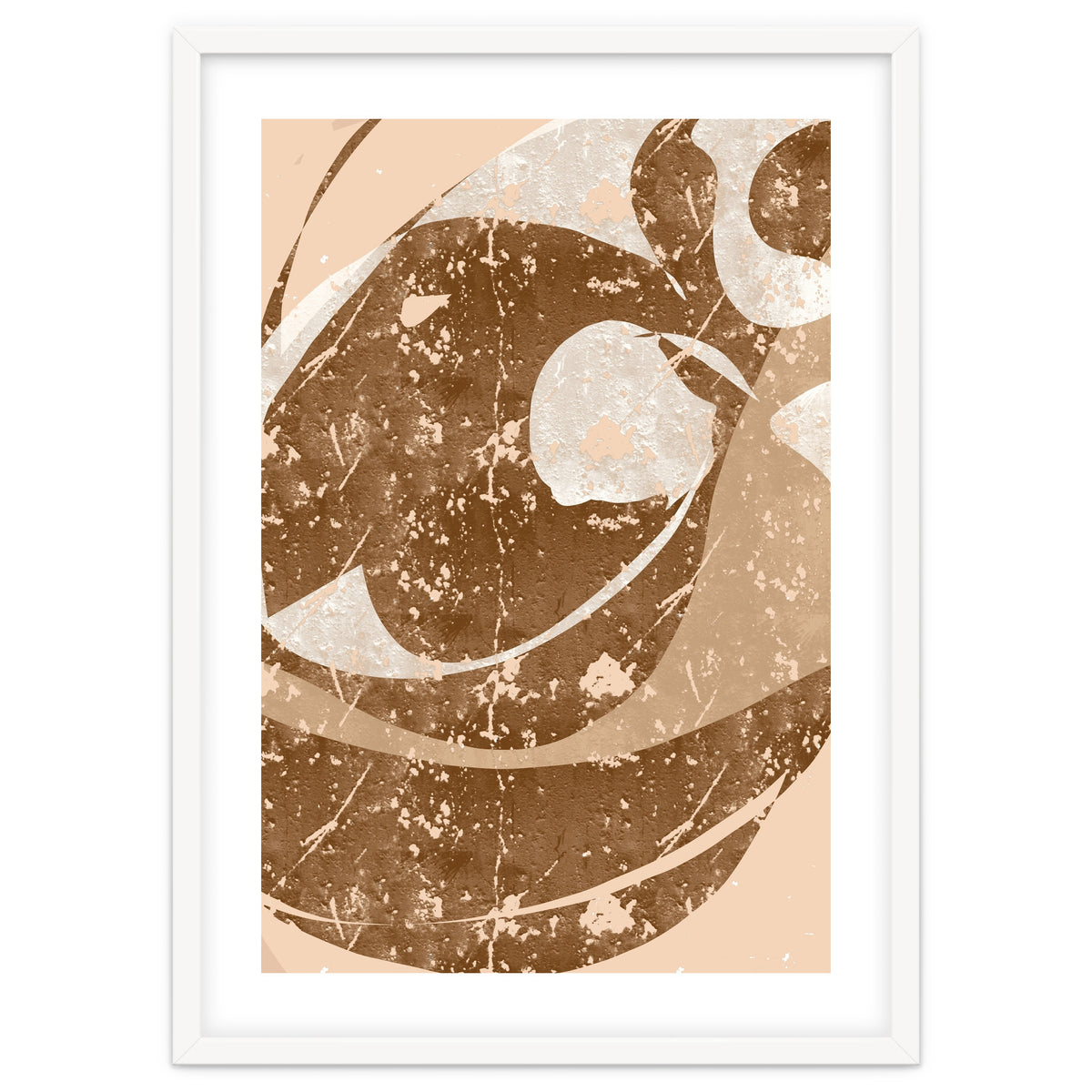 Brown Abstract Clash