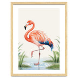 Flamingo Watercolor Illustration thumbnail