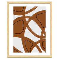 Abstract Brown and Black Lines
