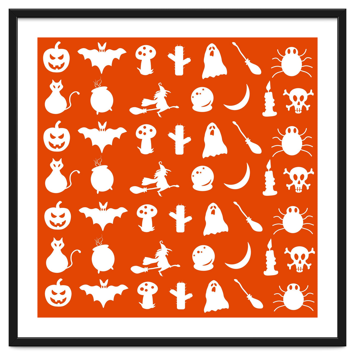 Halloween Icons Pattern