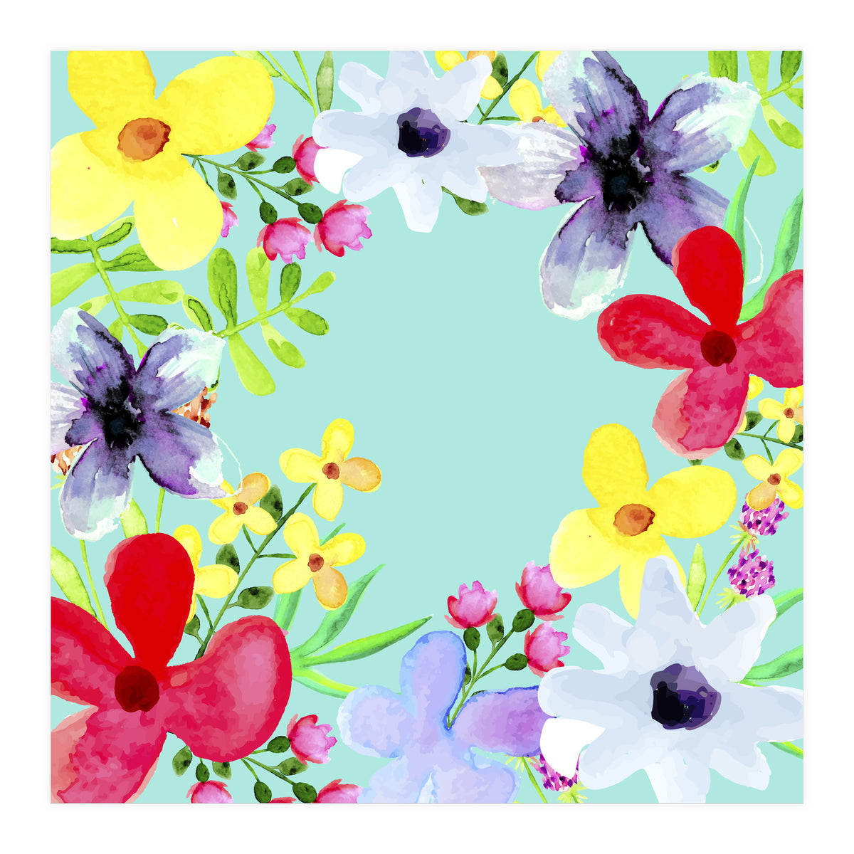 Floral Harmony (Print Only)