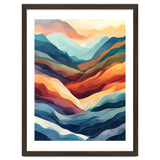 Abstract Ethereal Mountain Landscape thumbnail