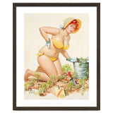 Beautiful Chubby Girl In The Garden thumbnail