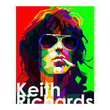Keith Richards Pop Art WPAP (Print Only) thumbnail