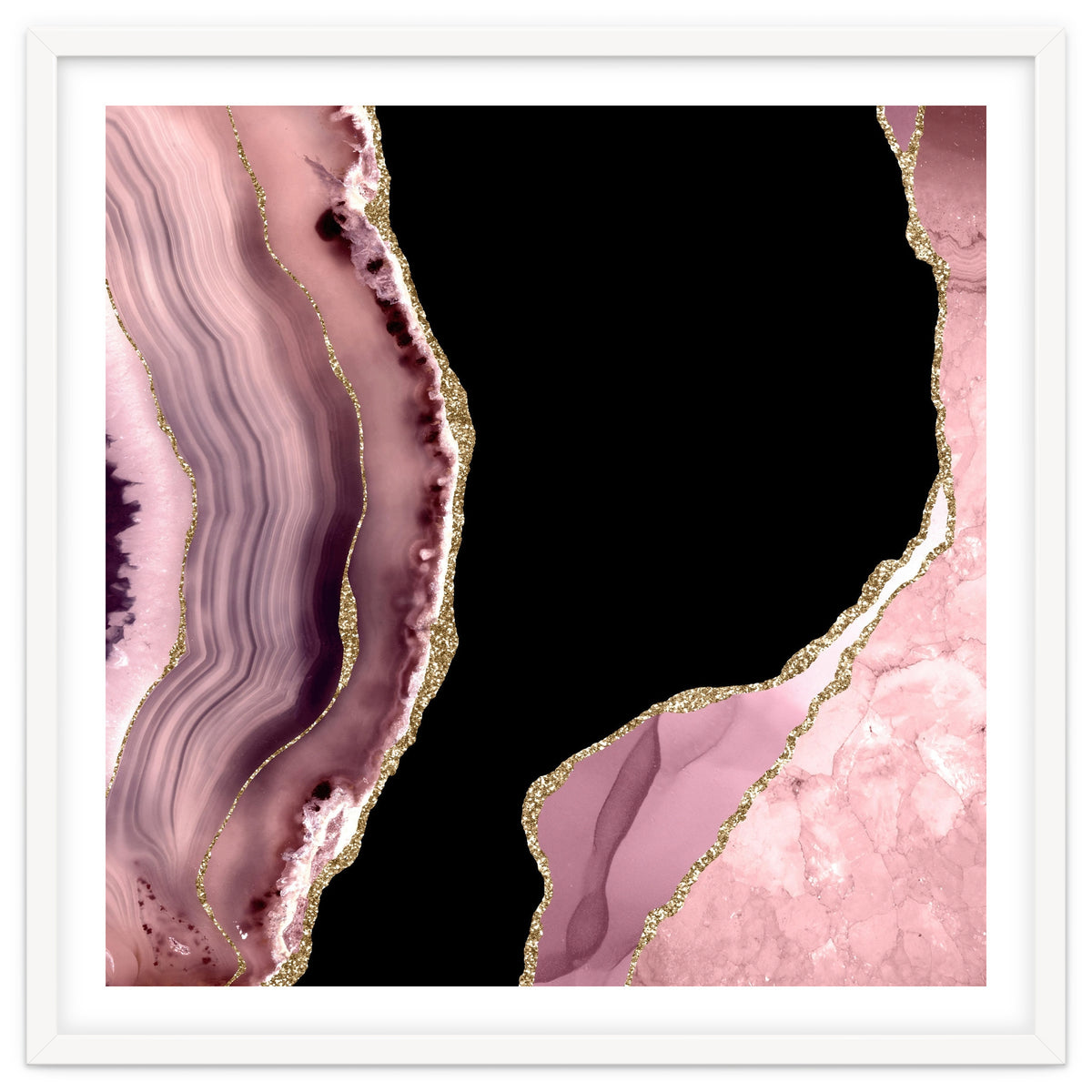 Blush & Gold Agate Texture 01