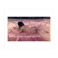 'Nude Woman', 1902, Oil on canvas, 106 x 186 cm. (Print Only)