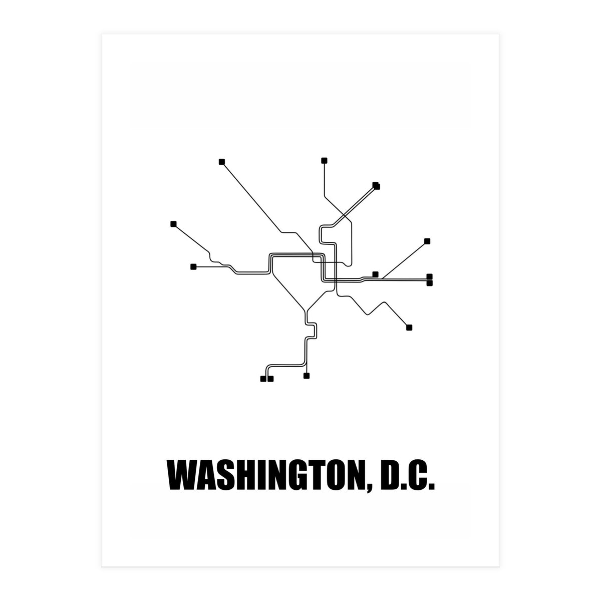 Washington DC Subway (Print Only)