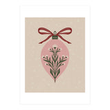 Christmas Floral Globe (Print Only) thumbnail